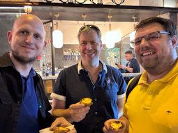 Stephan, Ferenc & Manuel in Lissabon